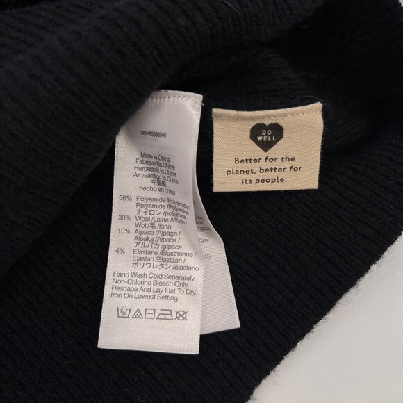 Madewell Cameron Ribbed Cardigan Size M Coziest Yarn Alpaca Wool Blend Sweater - Picture 9 of 11